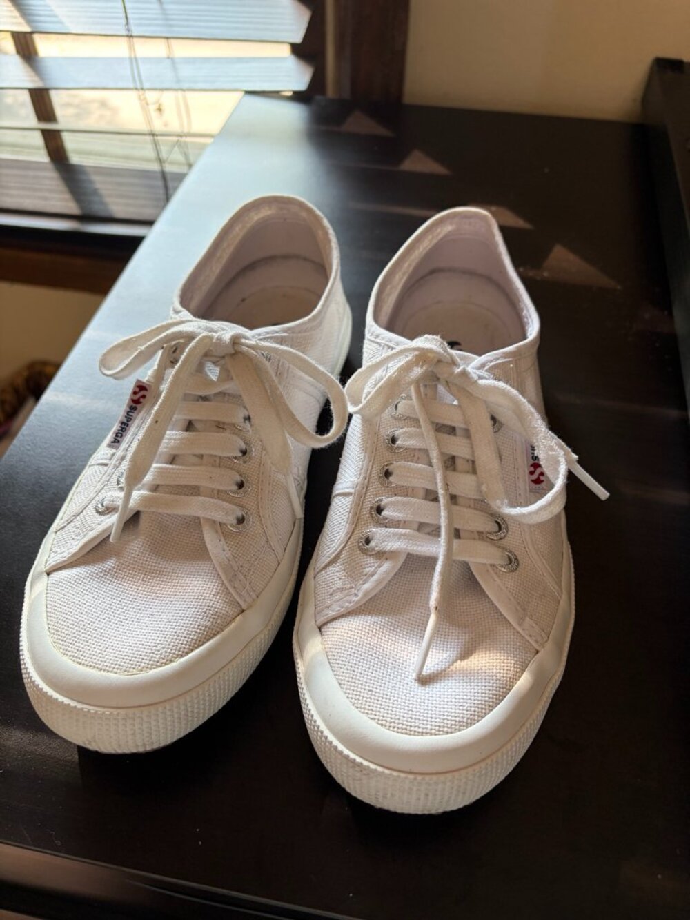 Superga 2750 Cotu Classic White Sneakers US 8